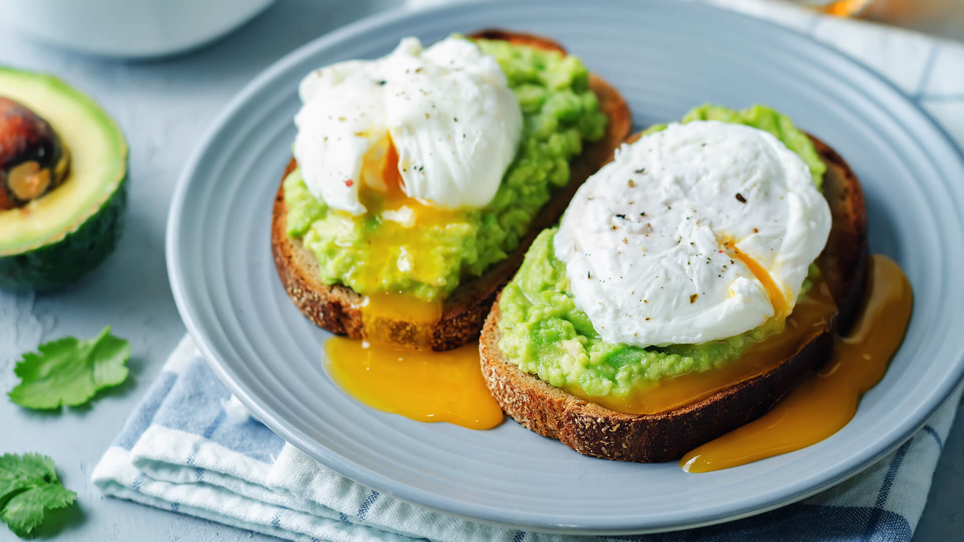 egg and avocado on toast