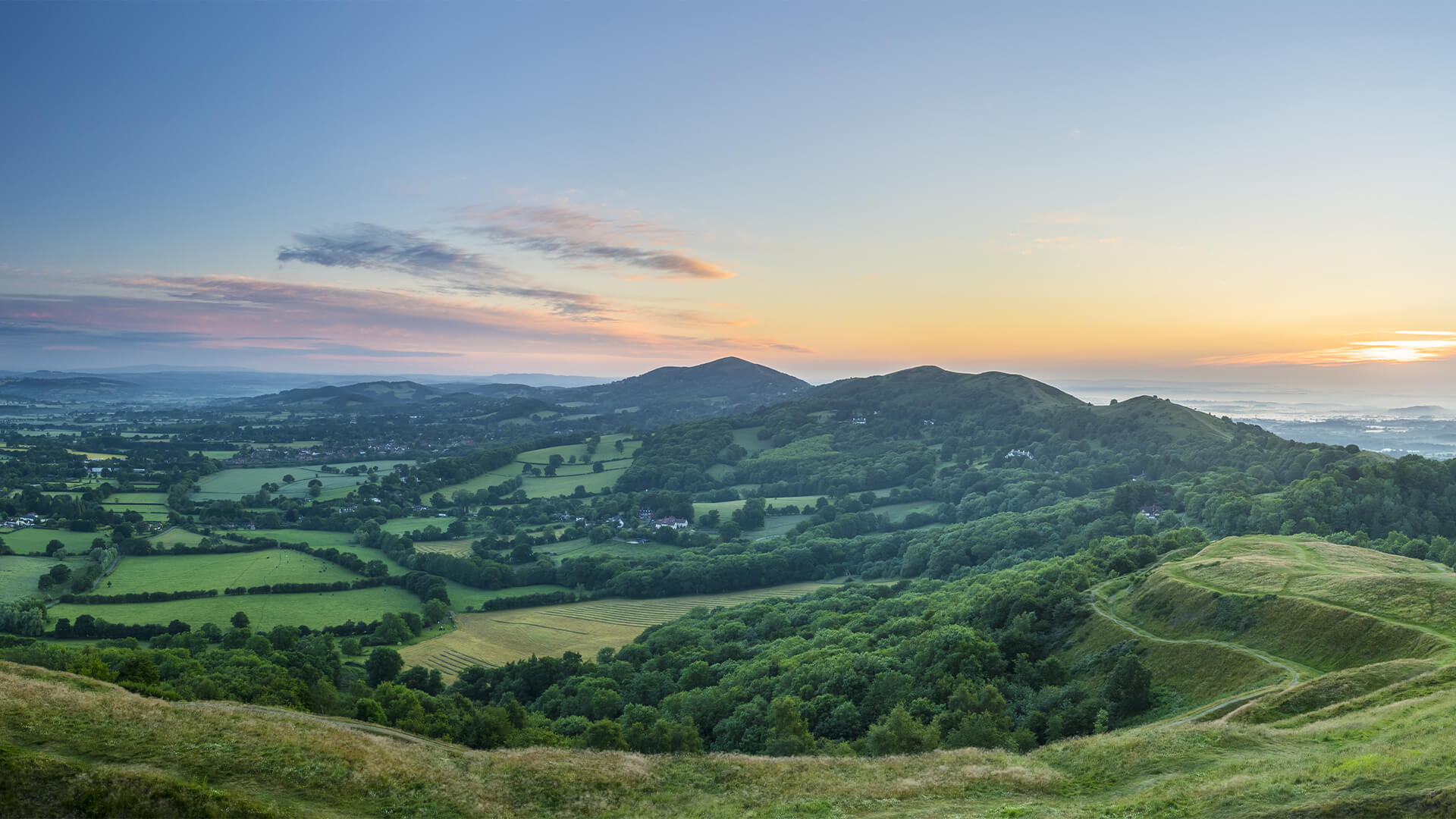 Malvern Hills in Worchesterhire